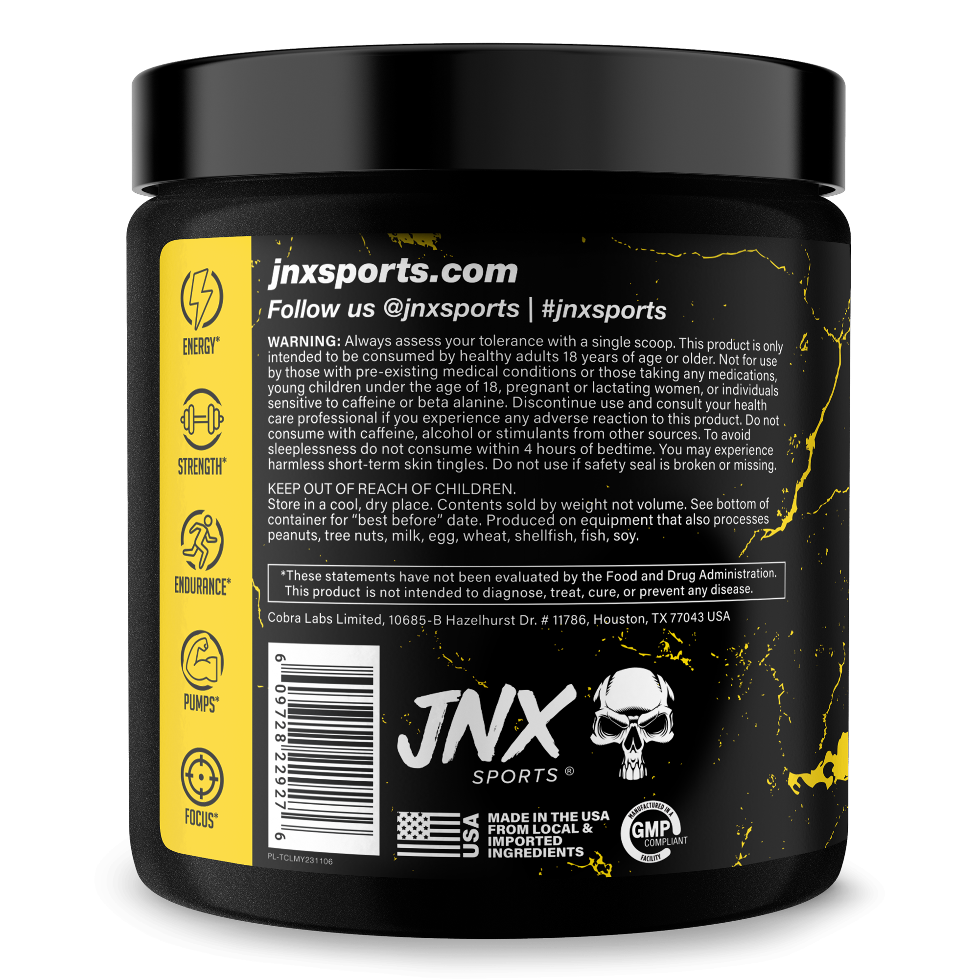 Pre Workout Energy Focus Fitness Supplement