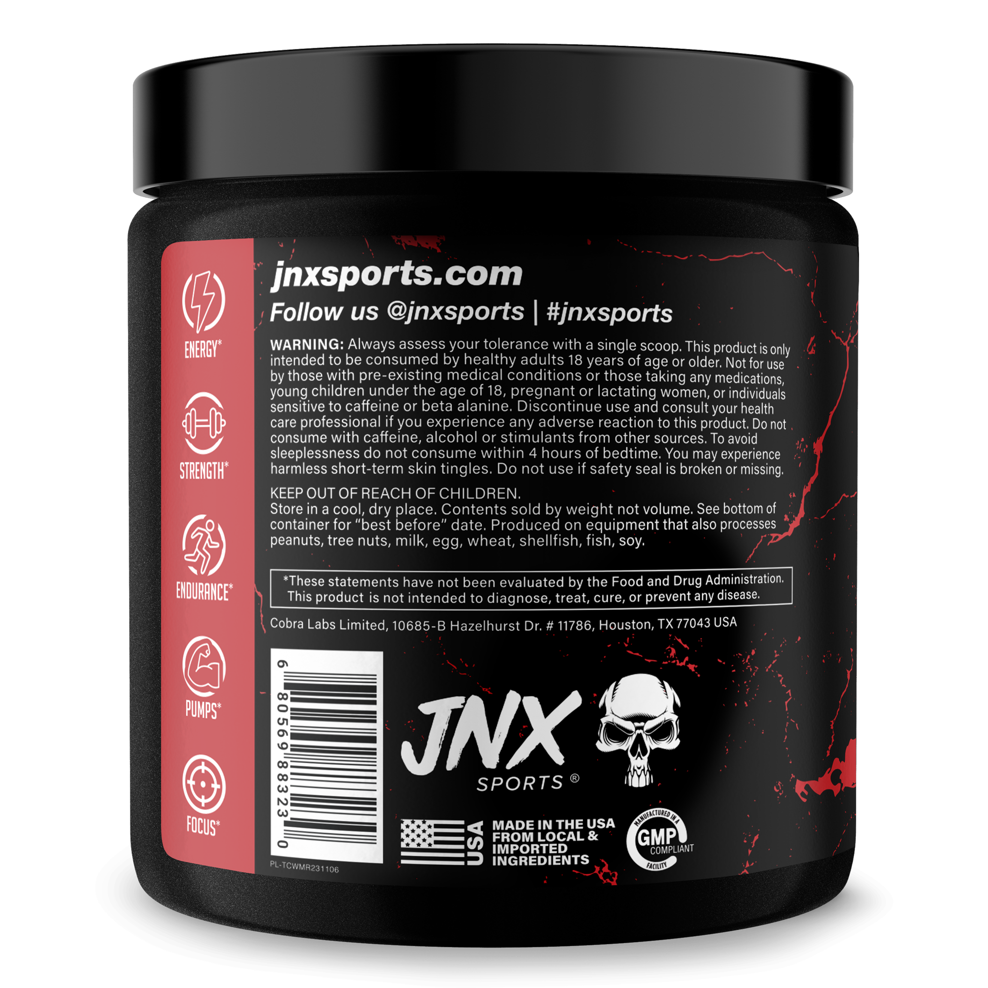Pre Workout Energy Focus Fitness Supplement
