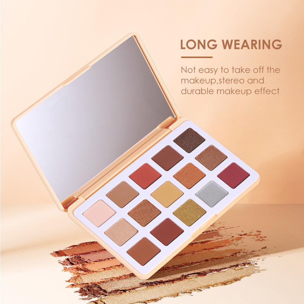 15 Color Glitter Matte Eyeshadow Palette