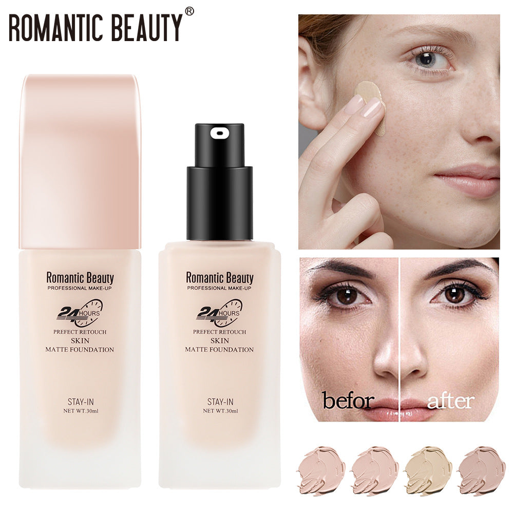 Romantic Beauty Long Lasting Oil Control Foundation Makeup