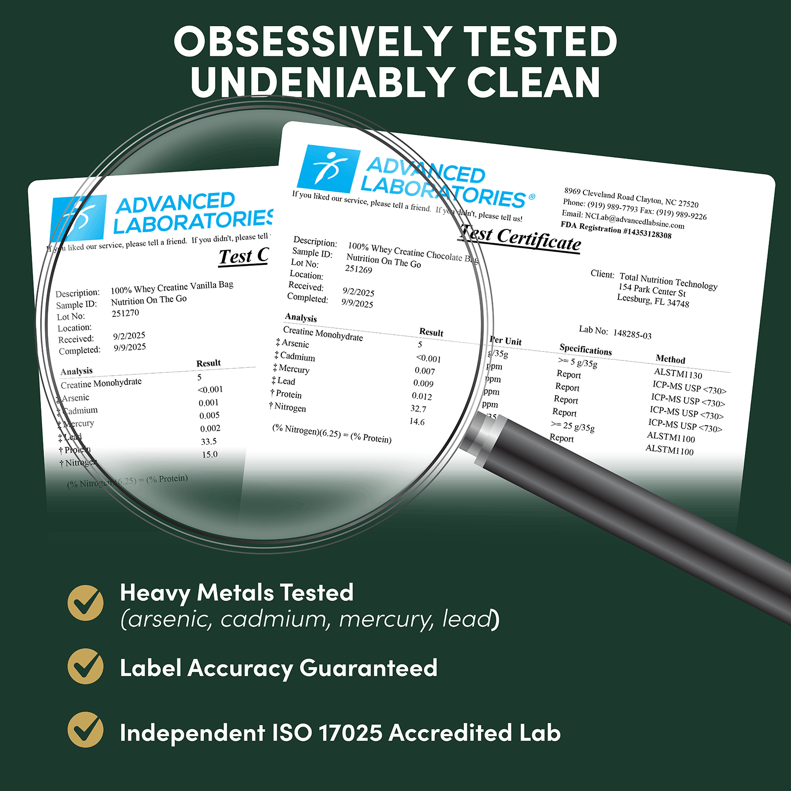 Whey Protein Isolate Creatine Travel Packets for Fitness