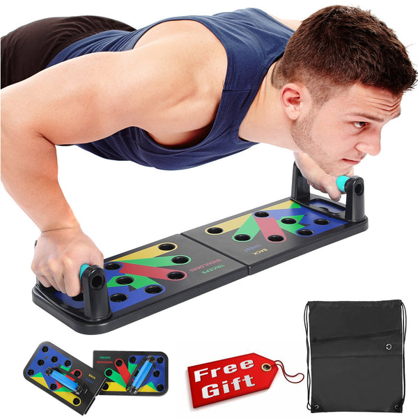 Foldable Multi-Function Push-Up Board Fitness Exercise Equipment
