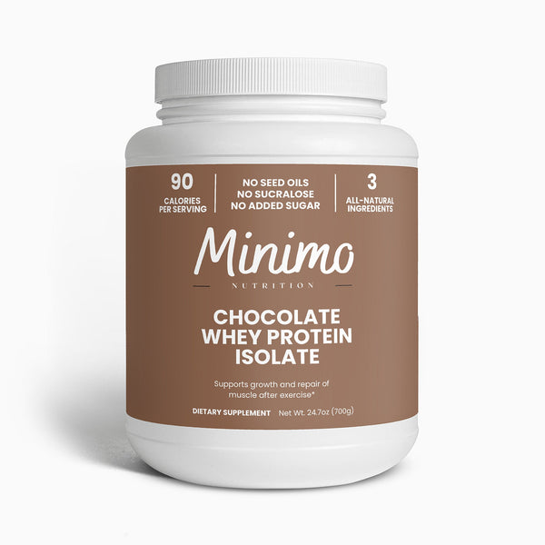 Chocolate Whey Isolate Protein Powder for Muscle Recovery