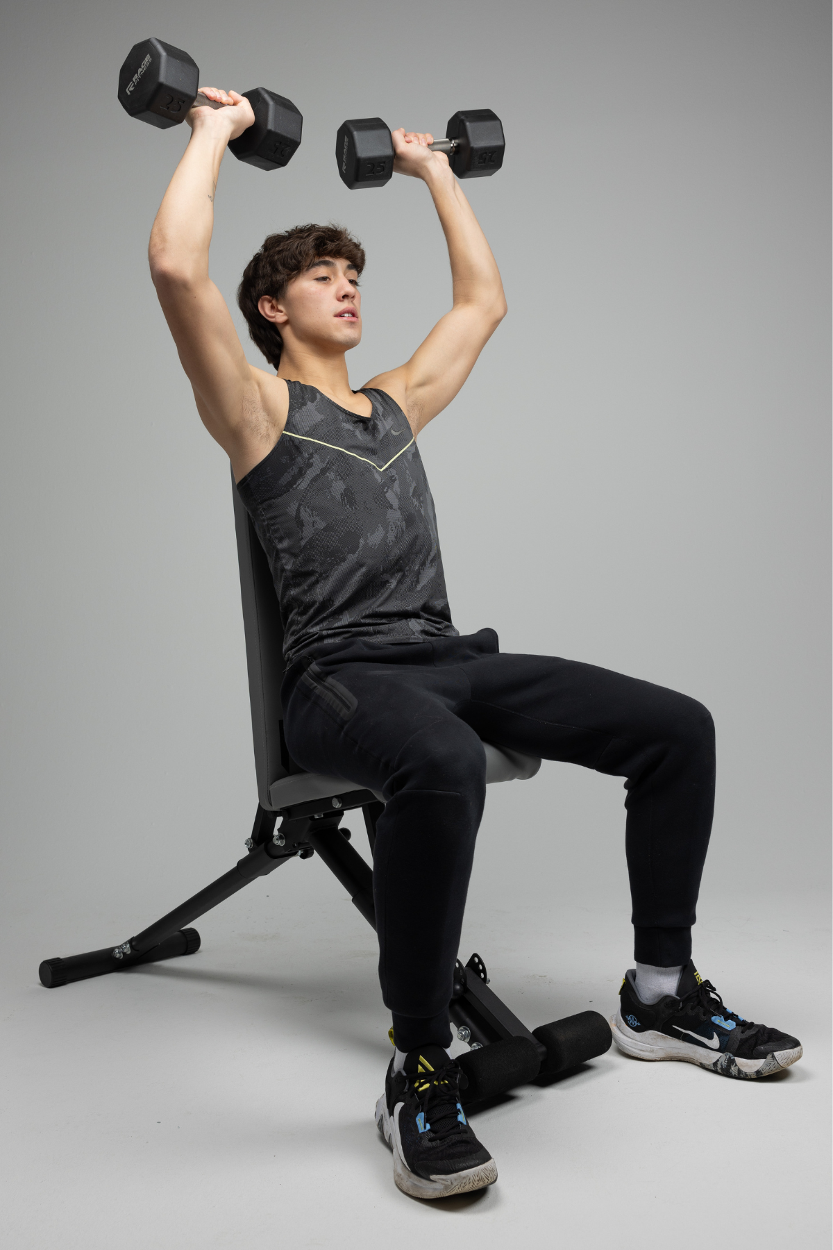 Octo Rubber Dumbbell for Strength Training Workouts