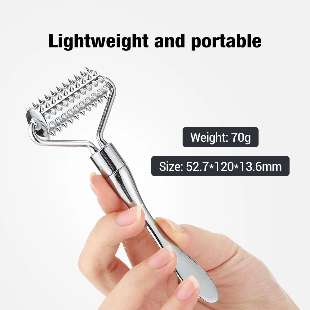 Stainless Steel Facial Roller Massage Beauty Care Tool