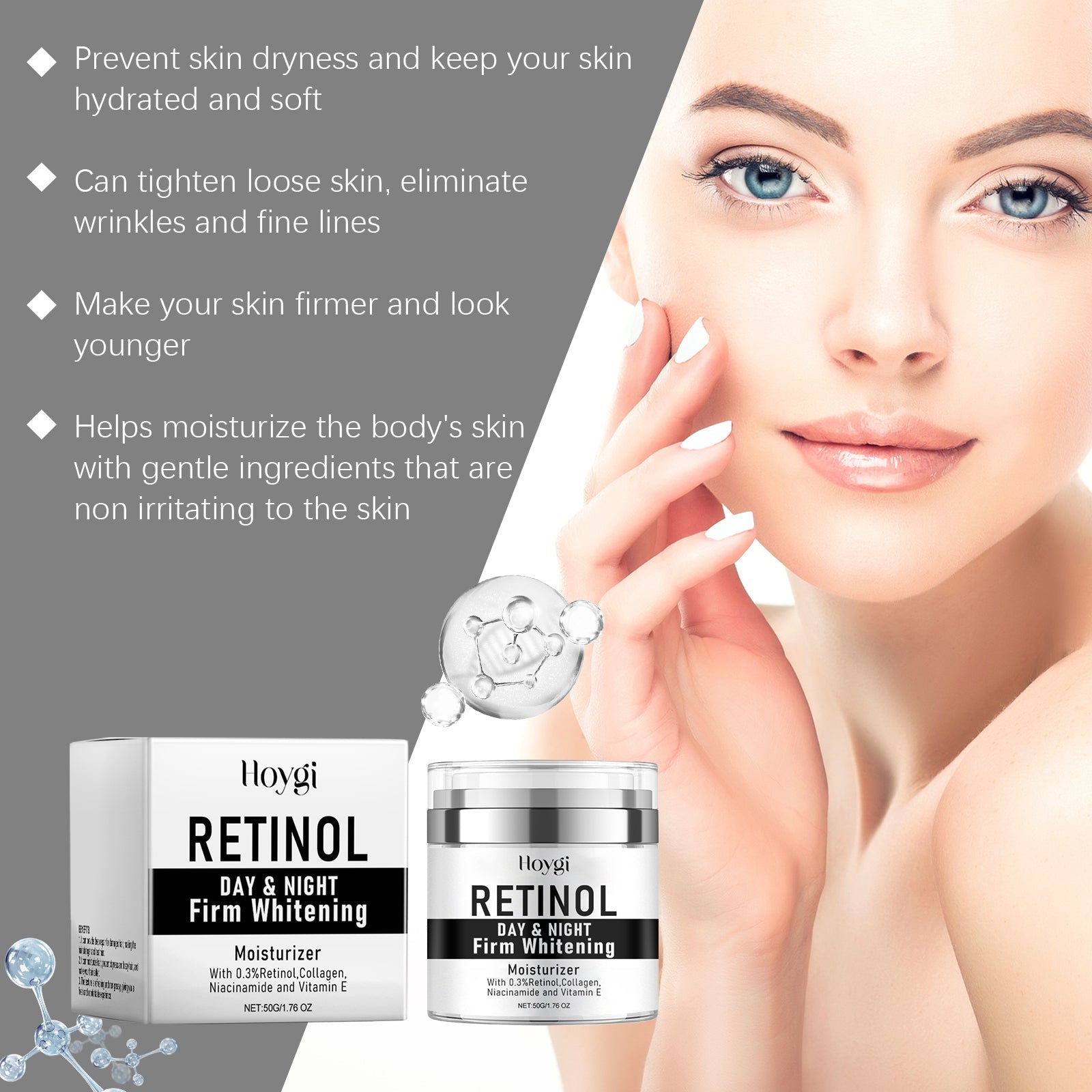 Pure Facial Moisturizer Nourishing Hydrating Daily Care Cream