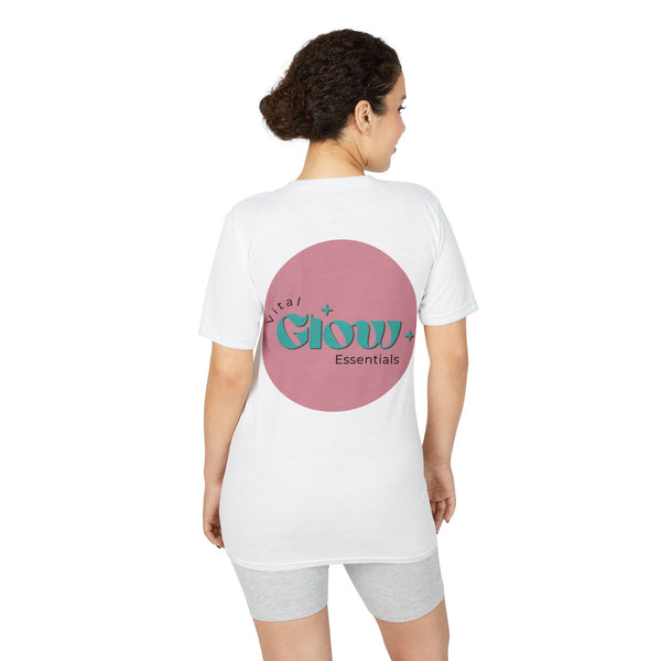 Glow Essentials Performance T-Shirt — Vital Glow Graphic Tee