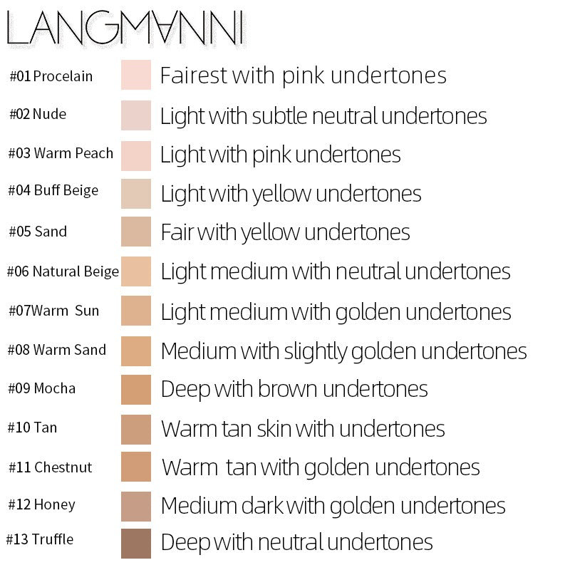 Matte Oil Control Concealer Foundation Makeup for Skin