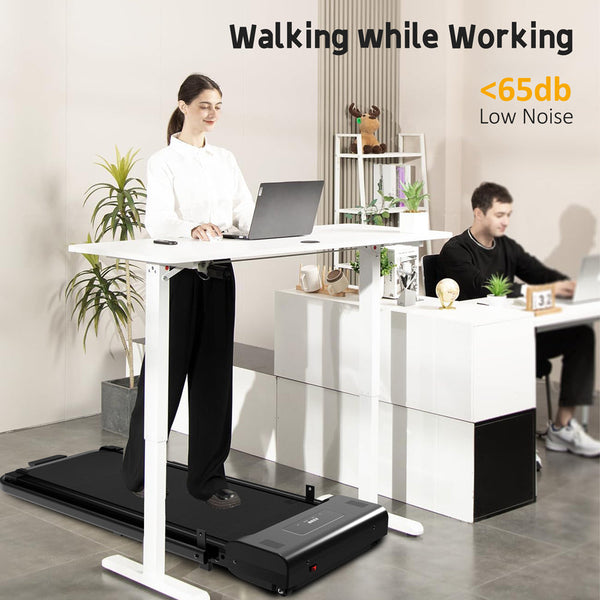 2-in-1 Portable Treadmill Walking Mat with LED Display