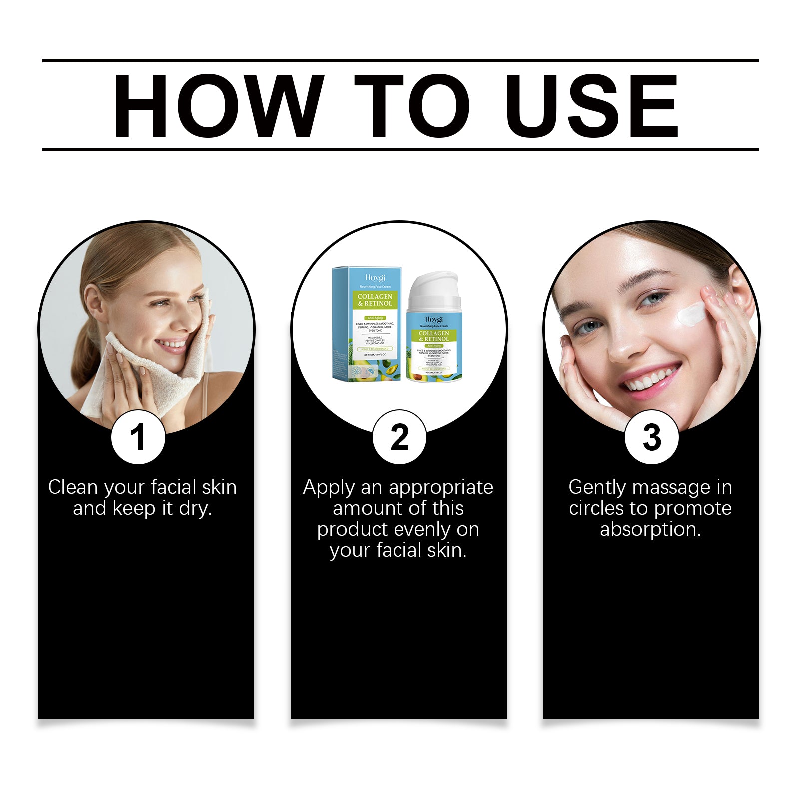 Collagen Facial Moisturizer Hydrating Cream for Fine Lines