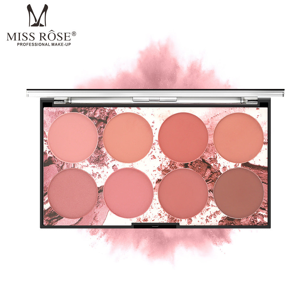 8 Color Matte Blush Makeup Palette