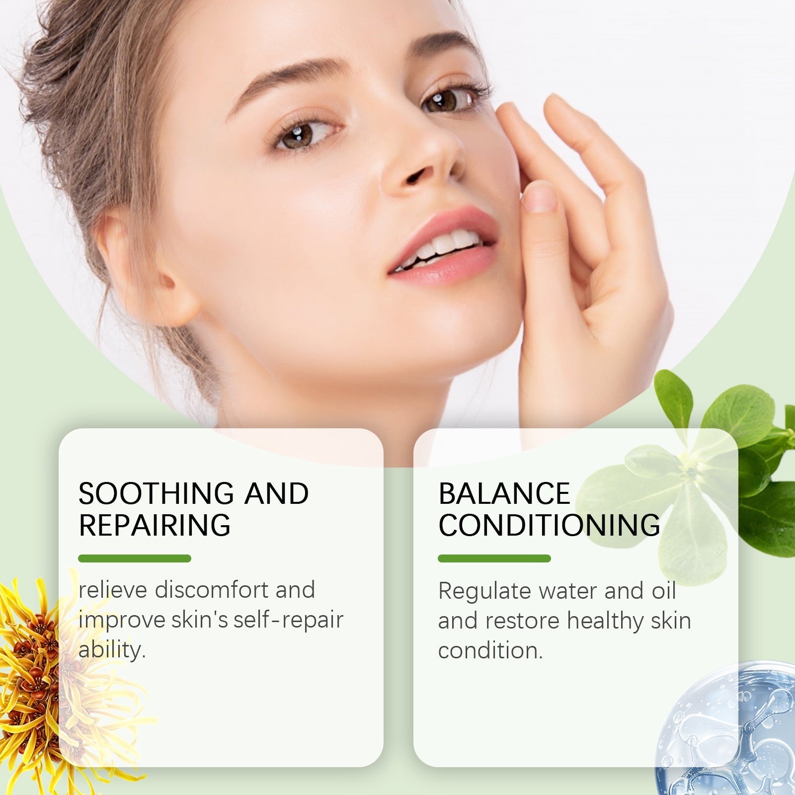 Soothing Repair Serum for Hydrating Facial Care
