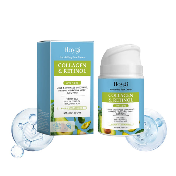 Collagen Facial Moisturizer Hydrating Cream for Fine Lines