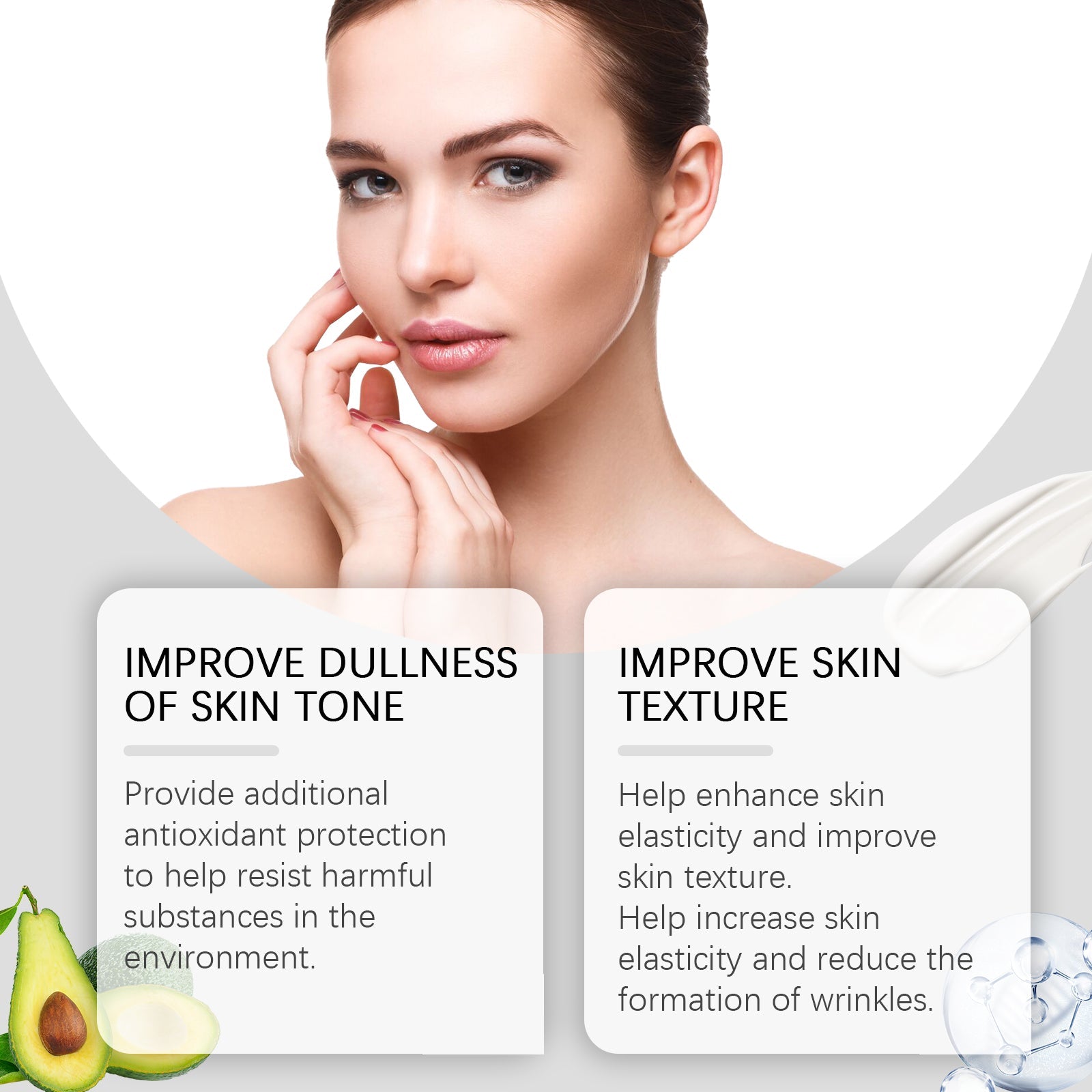 Collagen Facial Moisturizer Hydrating Cream for Fine Lines