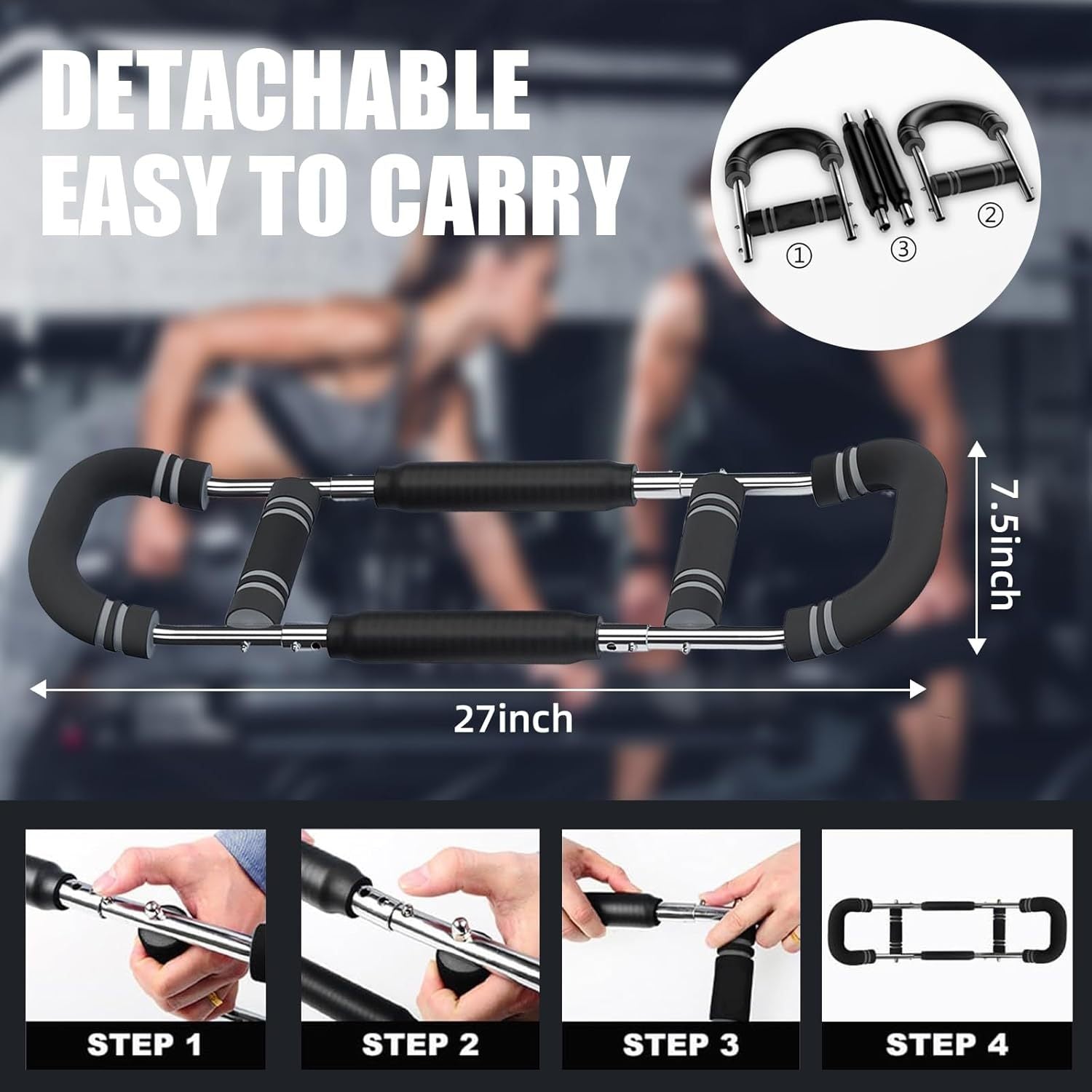 Adjustable U-Shaped Arm Chest Strength Training Device