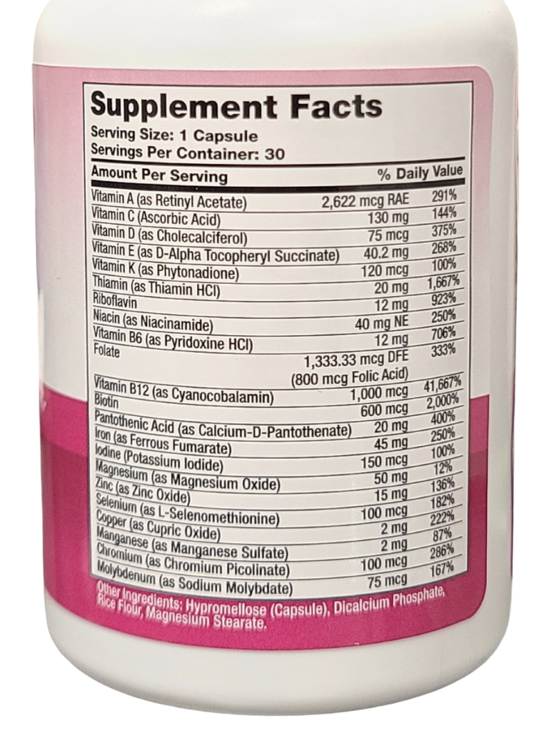 Bariatric One-A-Day Multivitamin Daily Nutrition Supplement