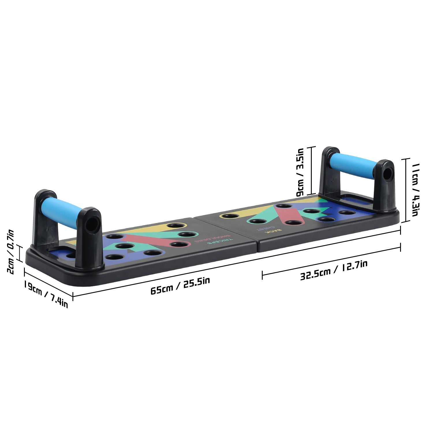 Foldable Multi-Function Push-Up Board Fitness Exercise Equipment