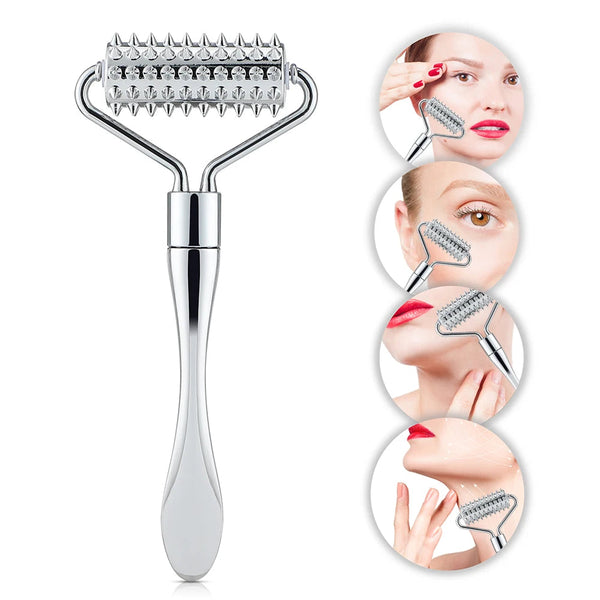 Stainless Steel Facial Roller Massage Beauty Care Tool