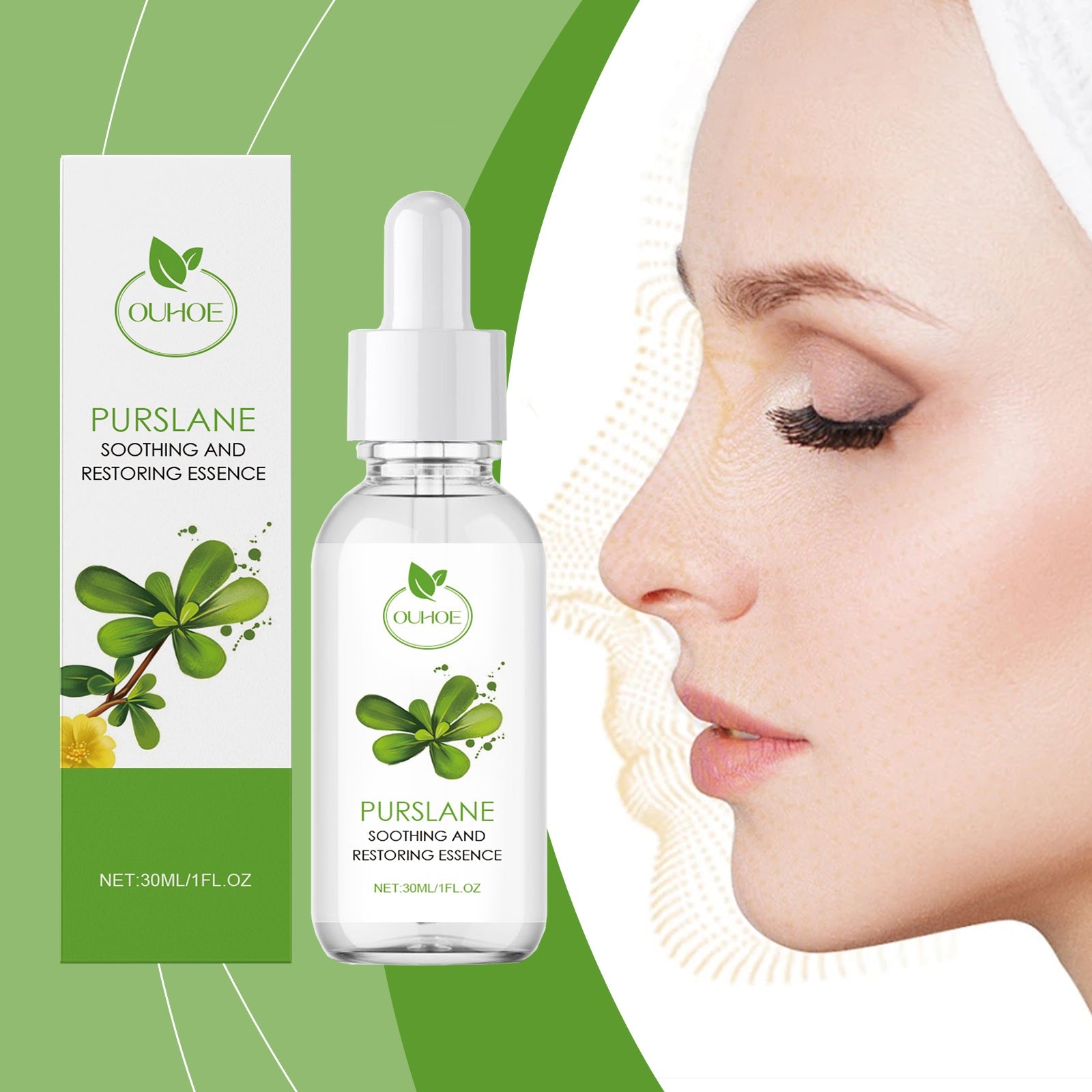 Soothing Repair Serum for Hydrating Facial Care