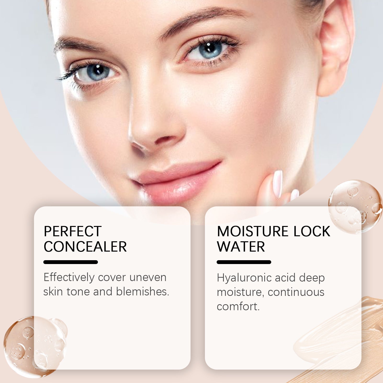 Lightweight Transparent Concealer Foundation Stick Natural Makeup