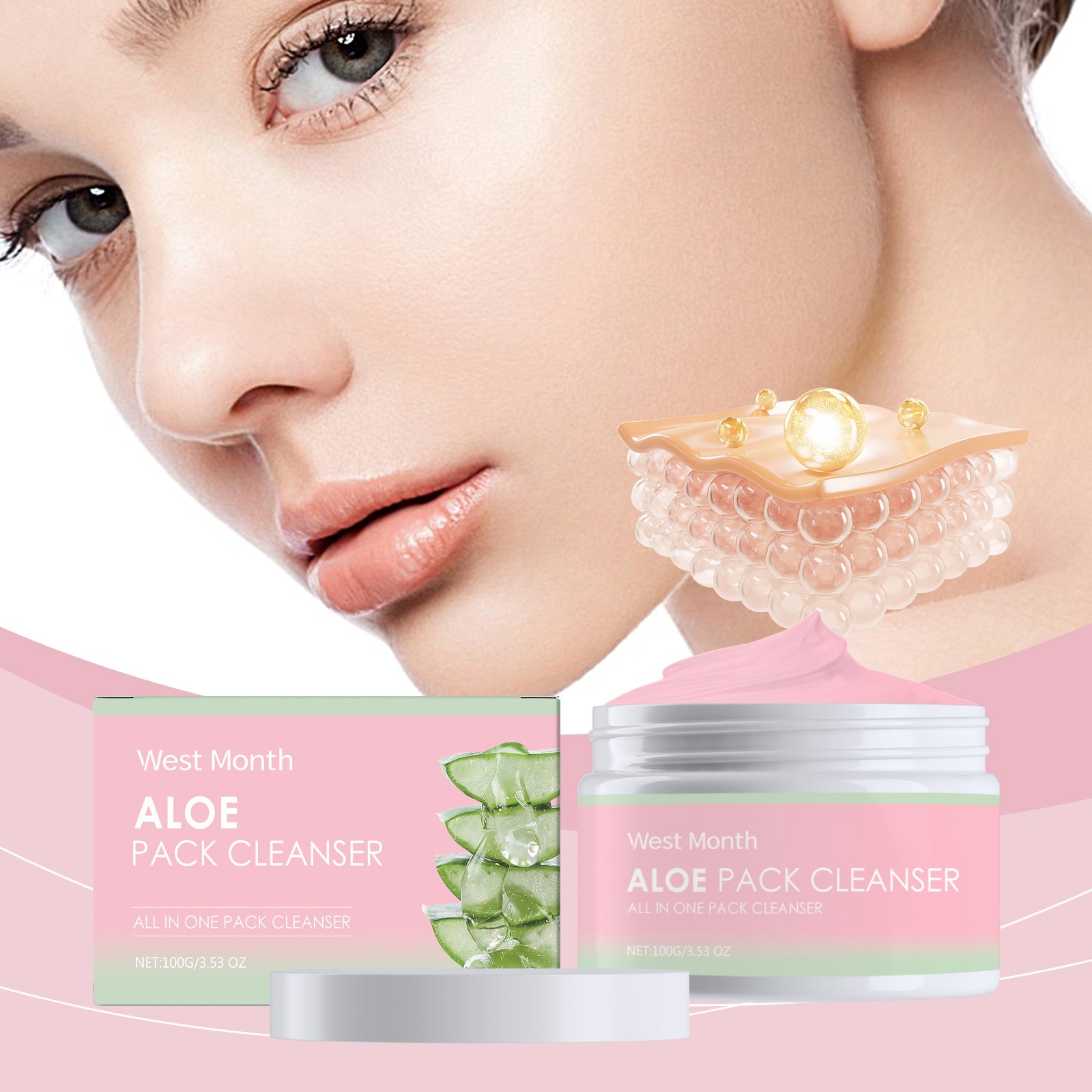 Aloe Soothing Cleanser Pore Cleansing Smooth Skin Care