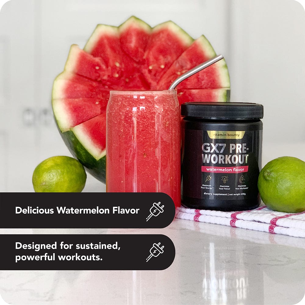 Watermelon Pre Workout Energy and Focus Supplement
