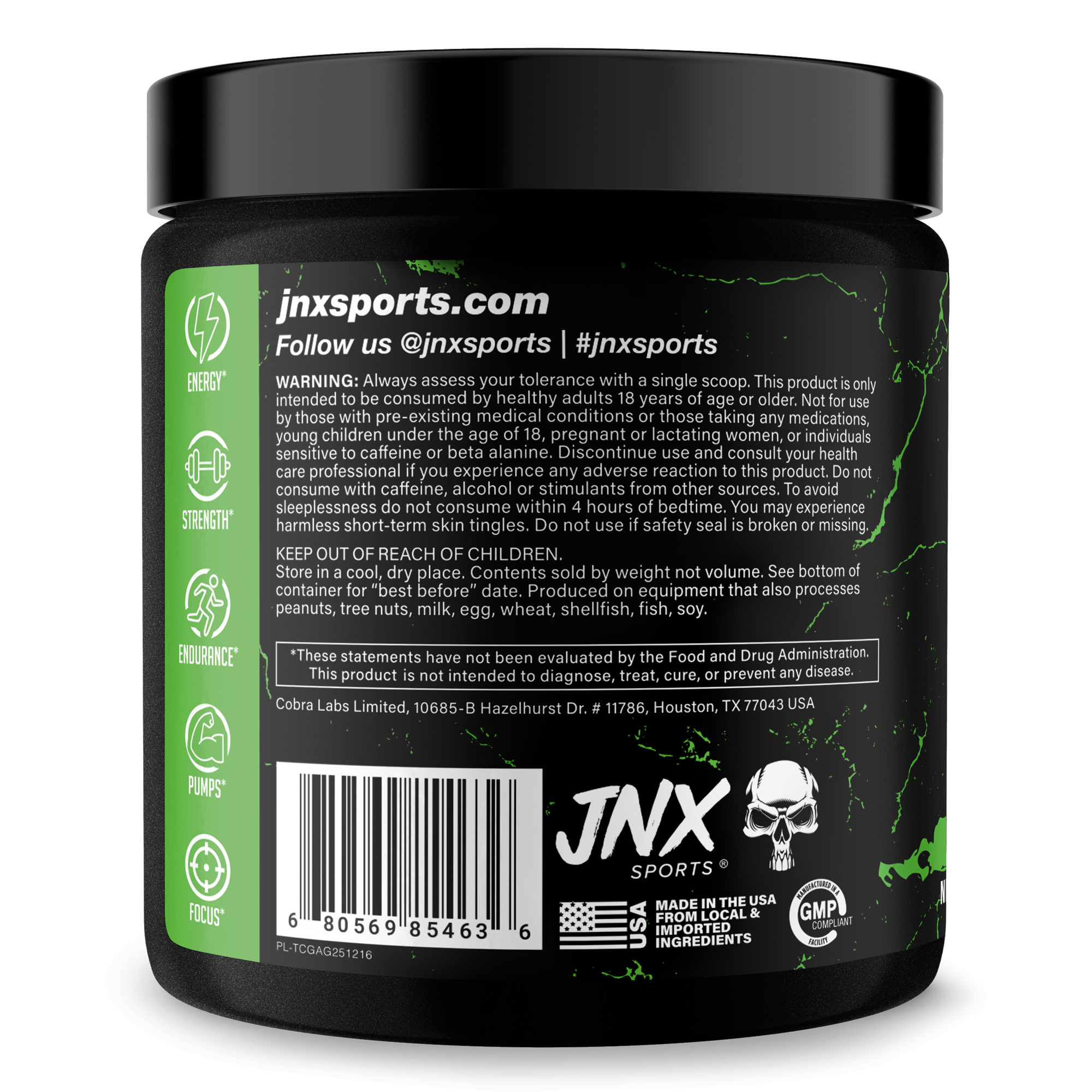 Pre Workout Energy Focus Fitness Supplement