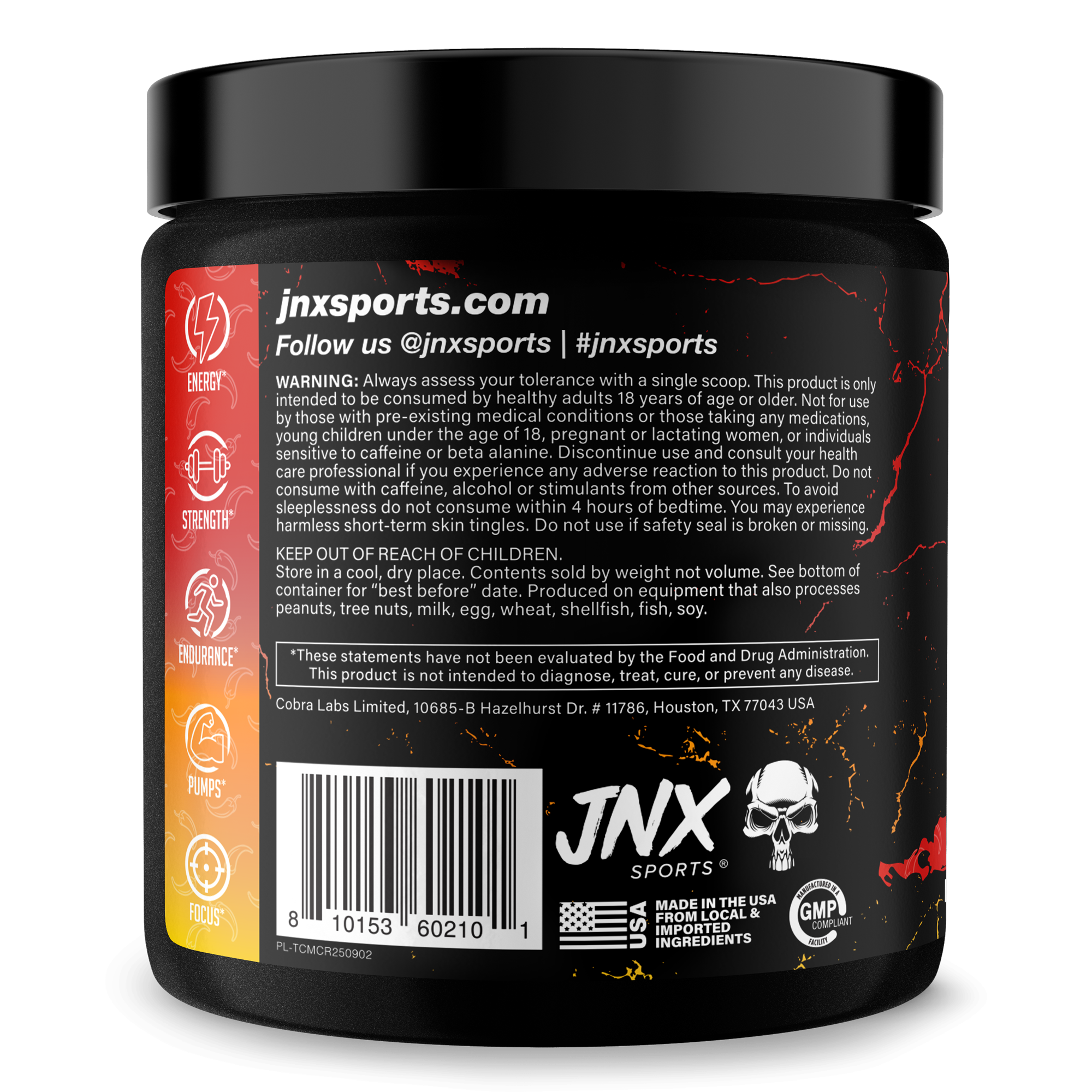 Pre Workout Energy Focus Fitness Supplement