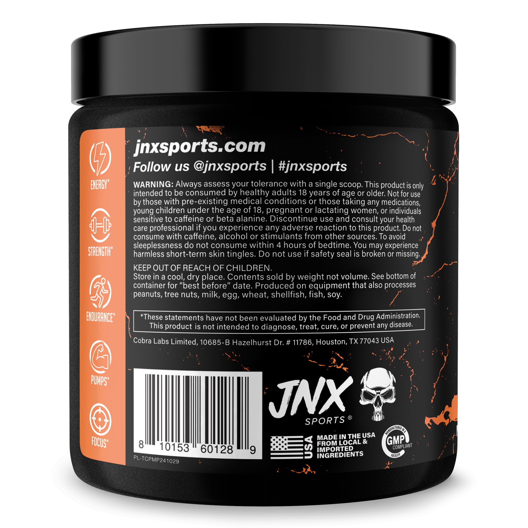 Pre Workout Energy Focus Fitness Supplement