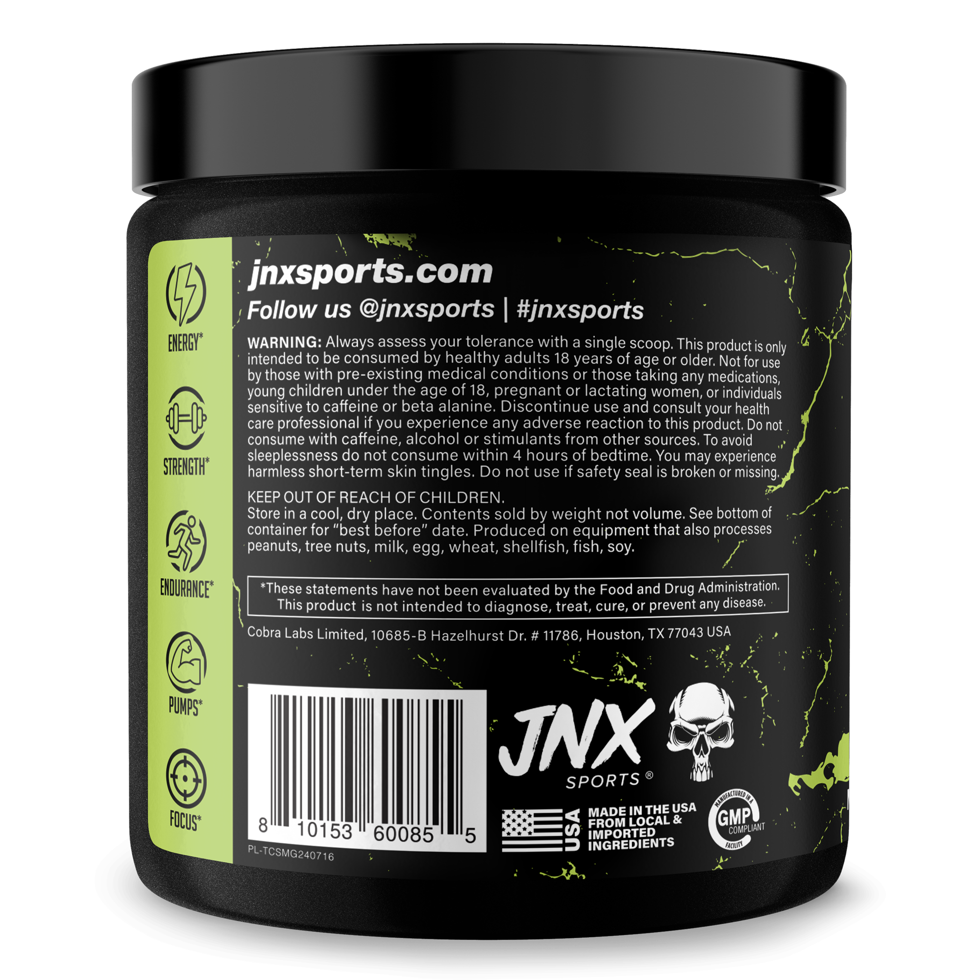 Pre Workout Energy Focus Fitness Supplement
