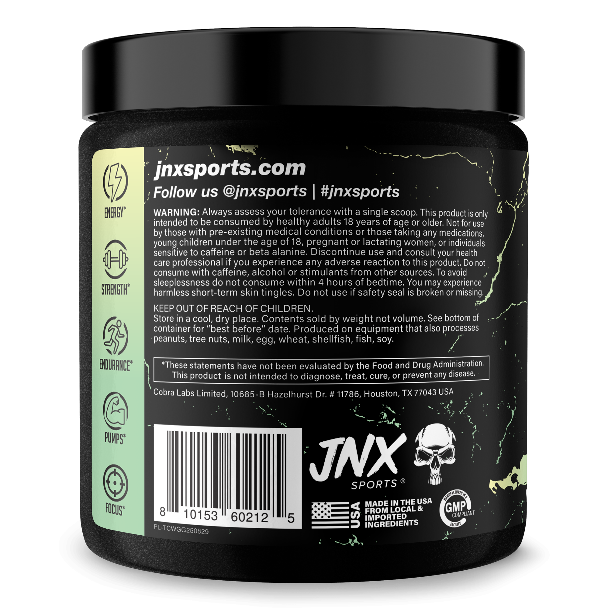 Pre Workout Energy Focus Fitness Supplement