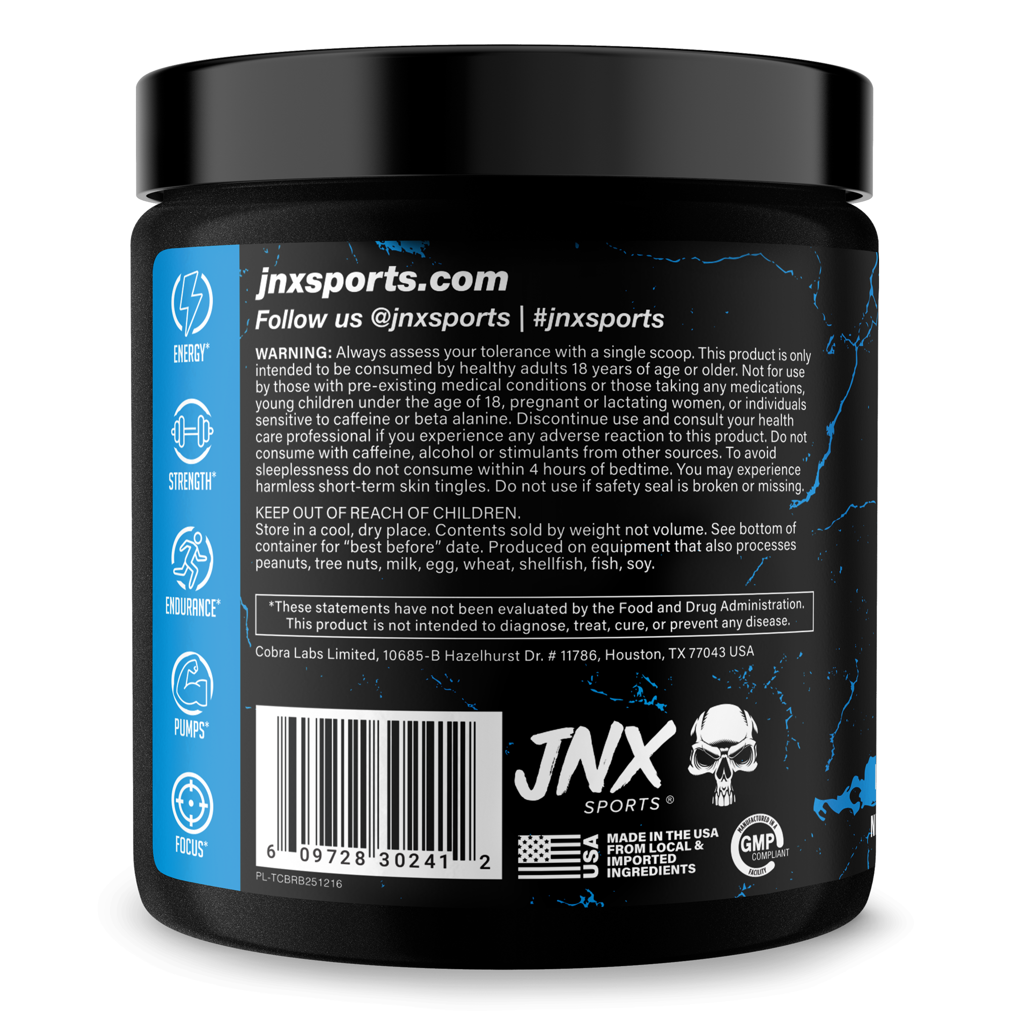 Pre Workout Energy Focus Fitness Supplement