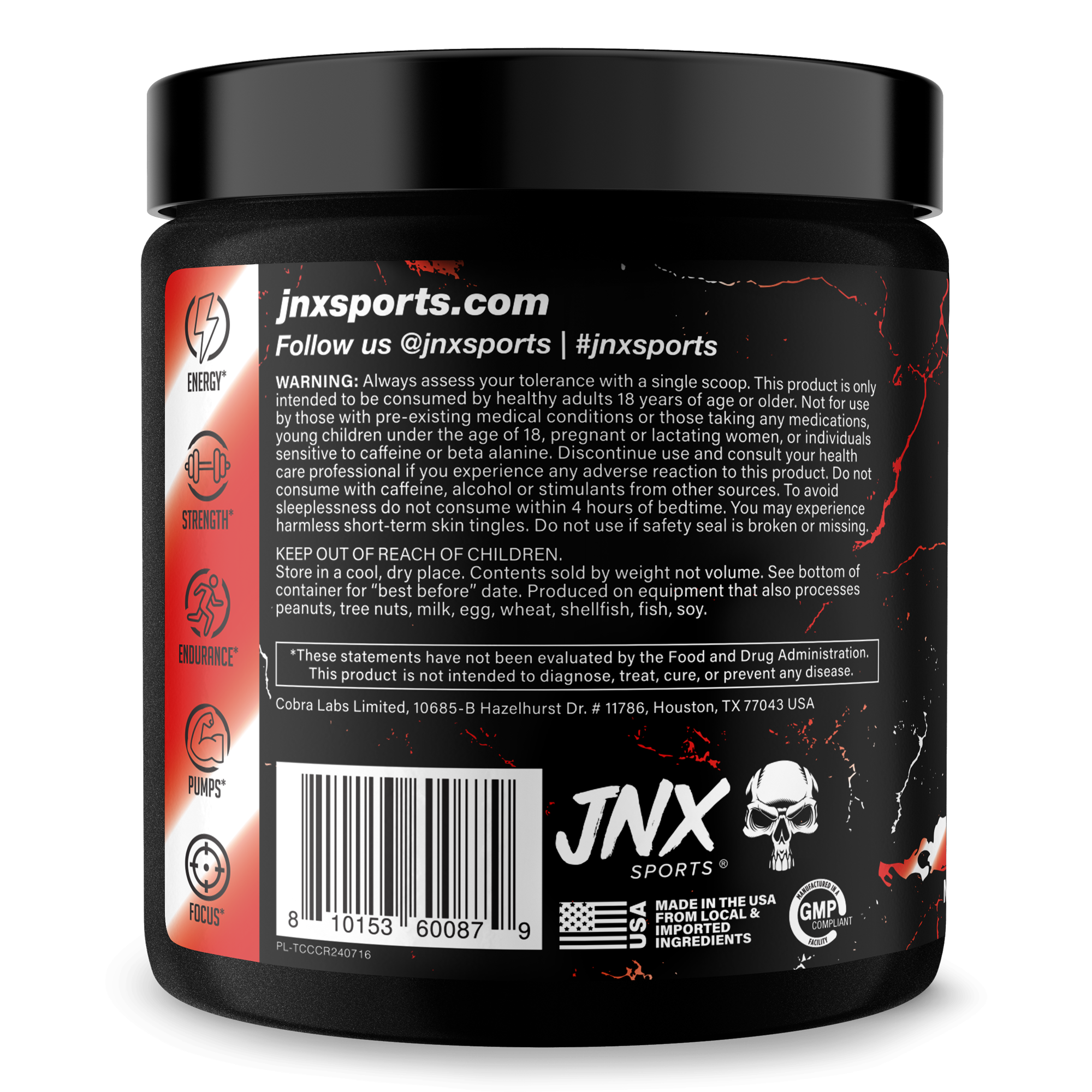 Pre Workout Energy Focus Fitness Supplement