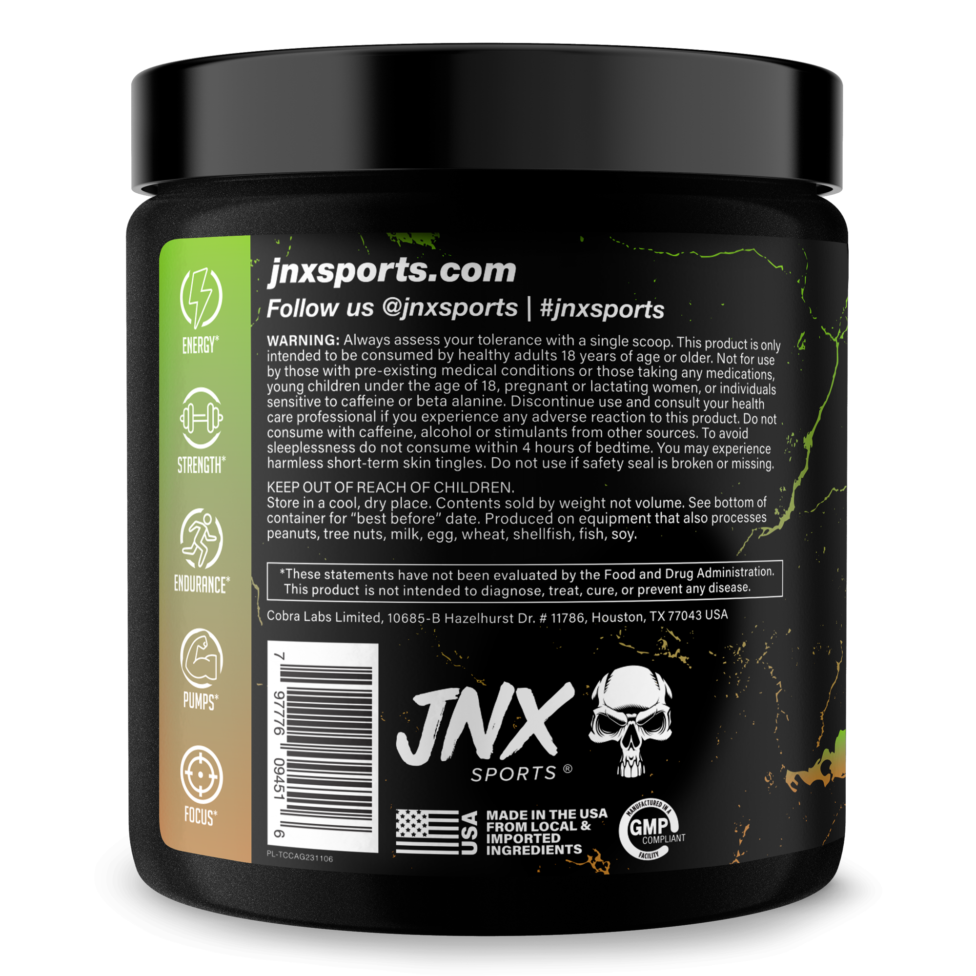 Pre Workout Energy Focus Fitness Supplement