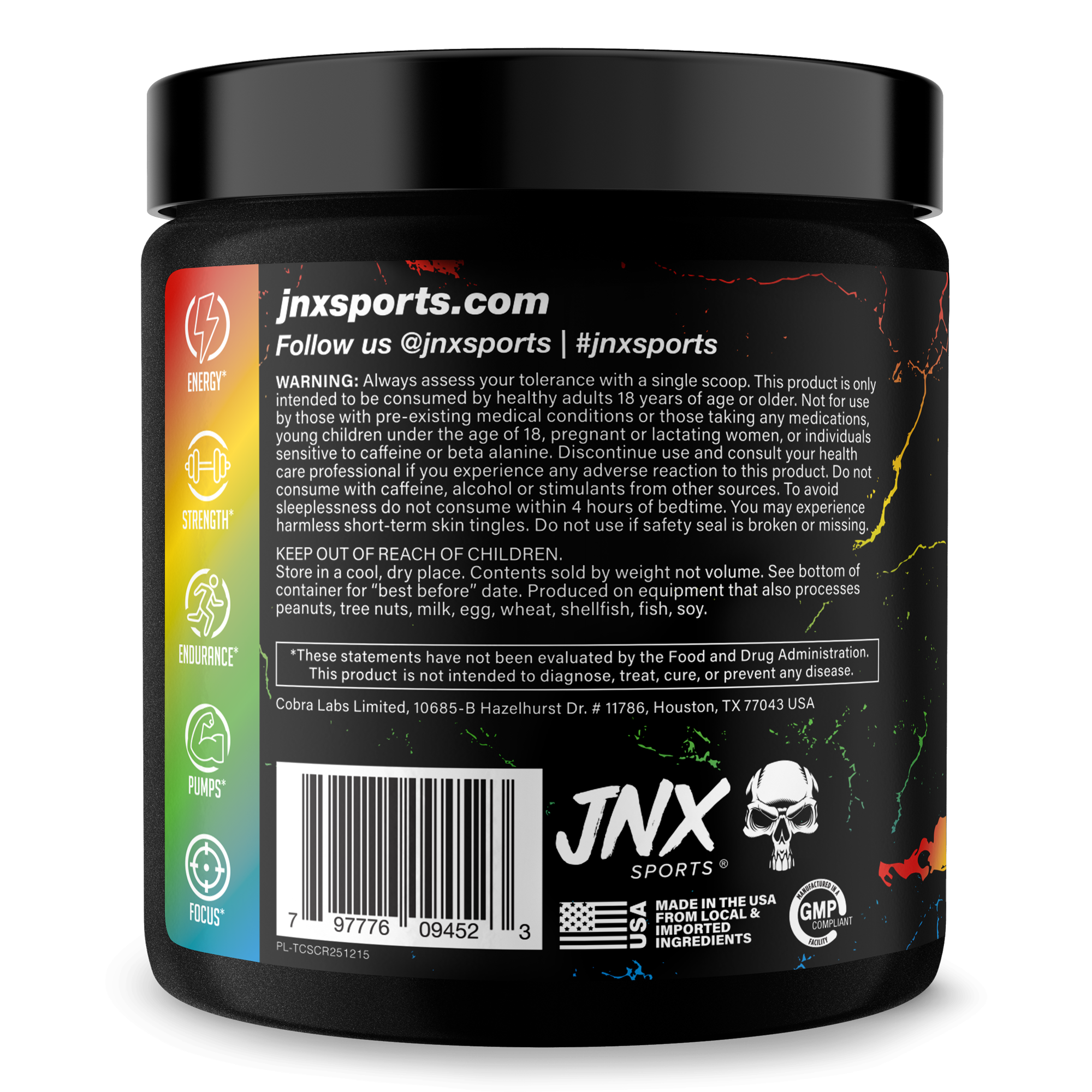 Pre Workout Energy Focus Fitness Supplement