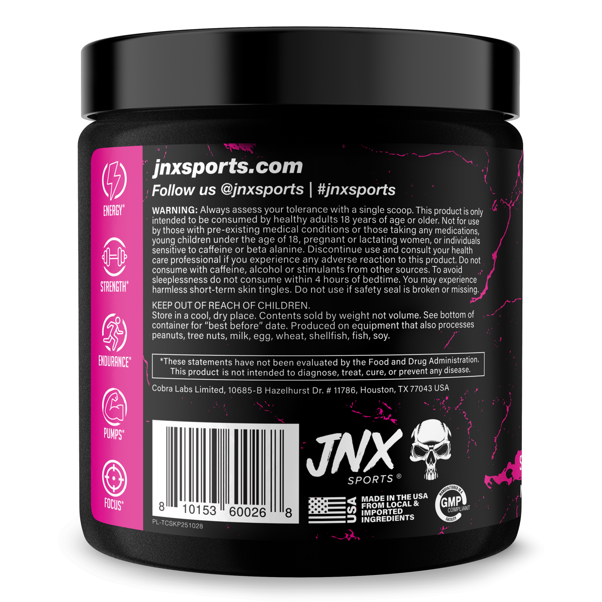Pre Workout Energy Focus Fitness Supplement