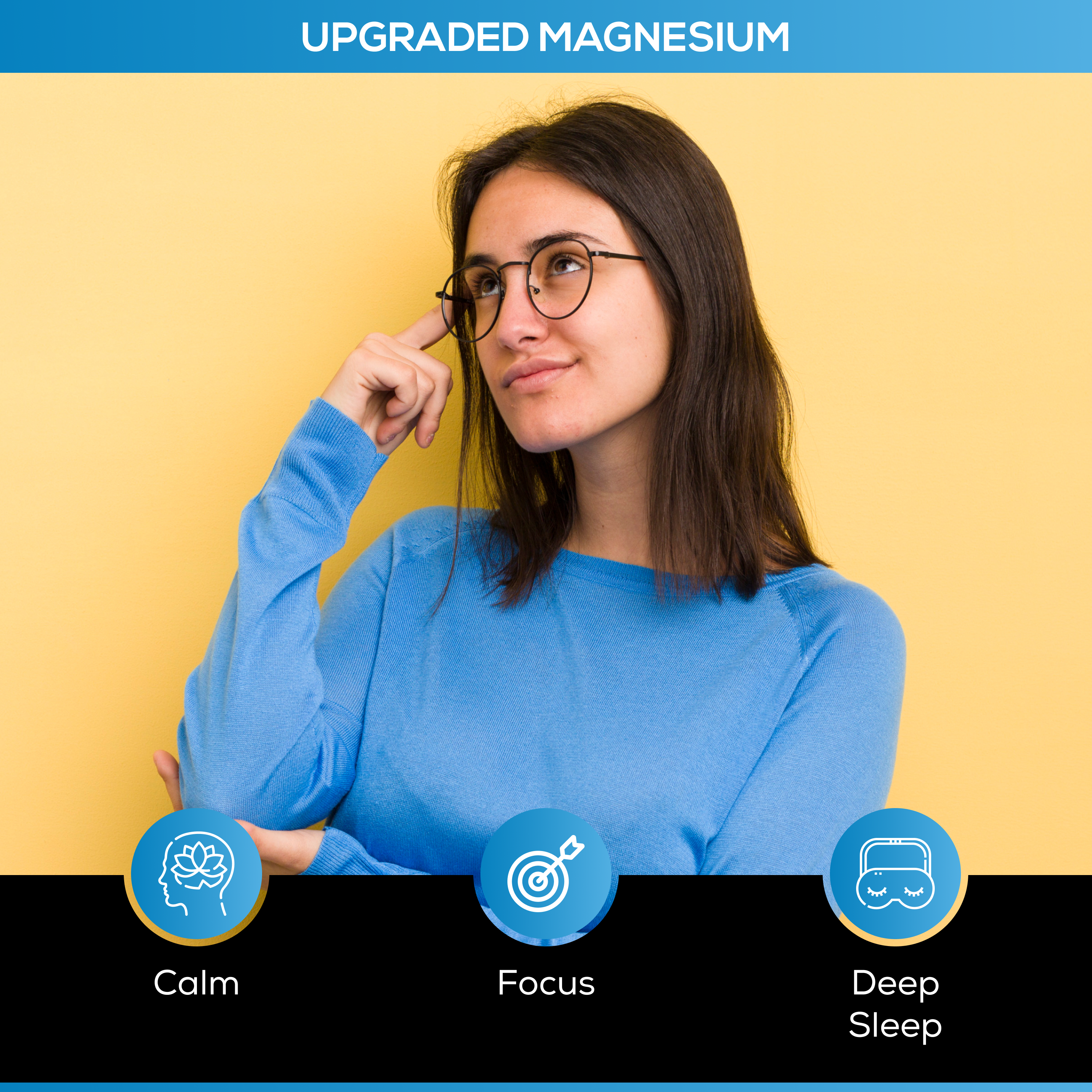Upgraded Magnesium Supplement for Sleep Support and Relaxation
