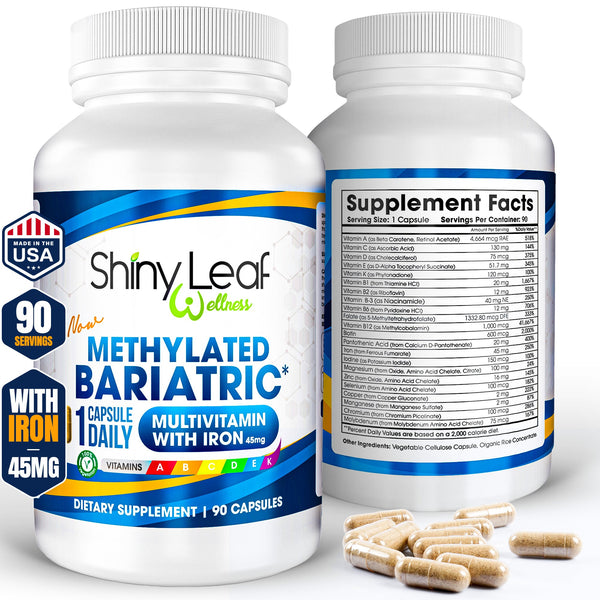Methylated Bariatric Multivitamin with Iron Daily Capsule