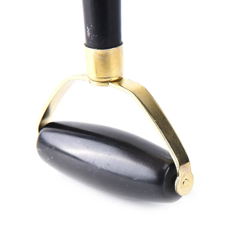 Natural Obsidian Quartz Face Massage Roller Beauty Tool