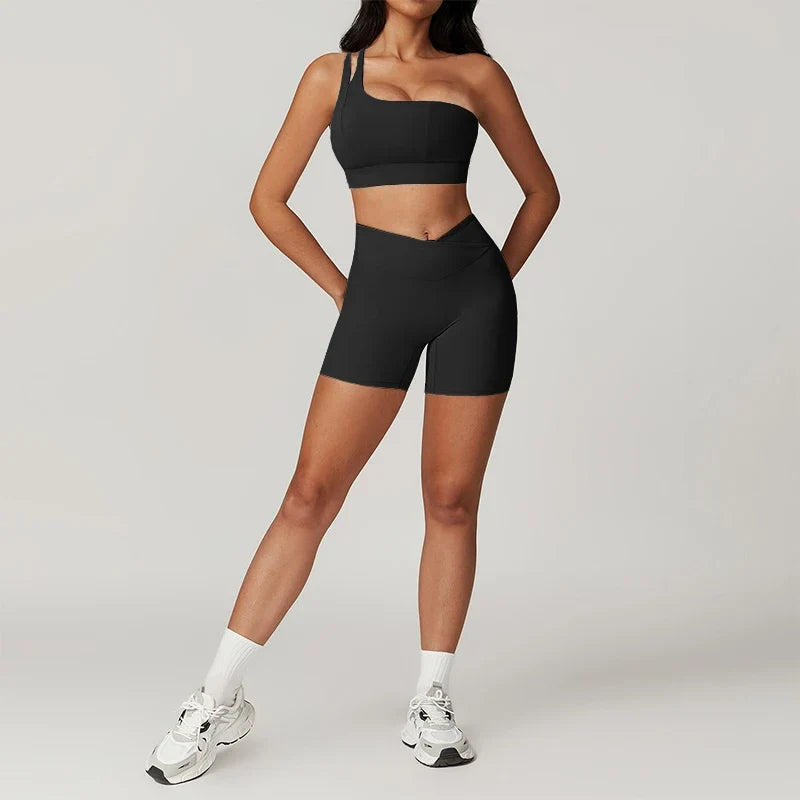 Women’s Push-Up Workout Tracksuit Tights Activewear Set