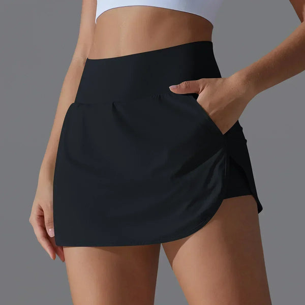 High Waist Push Up Yoga Shorts with Pockets Women