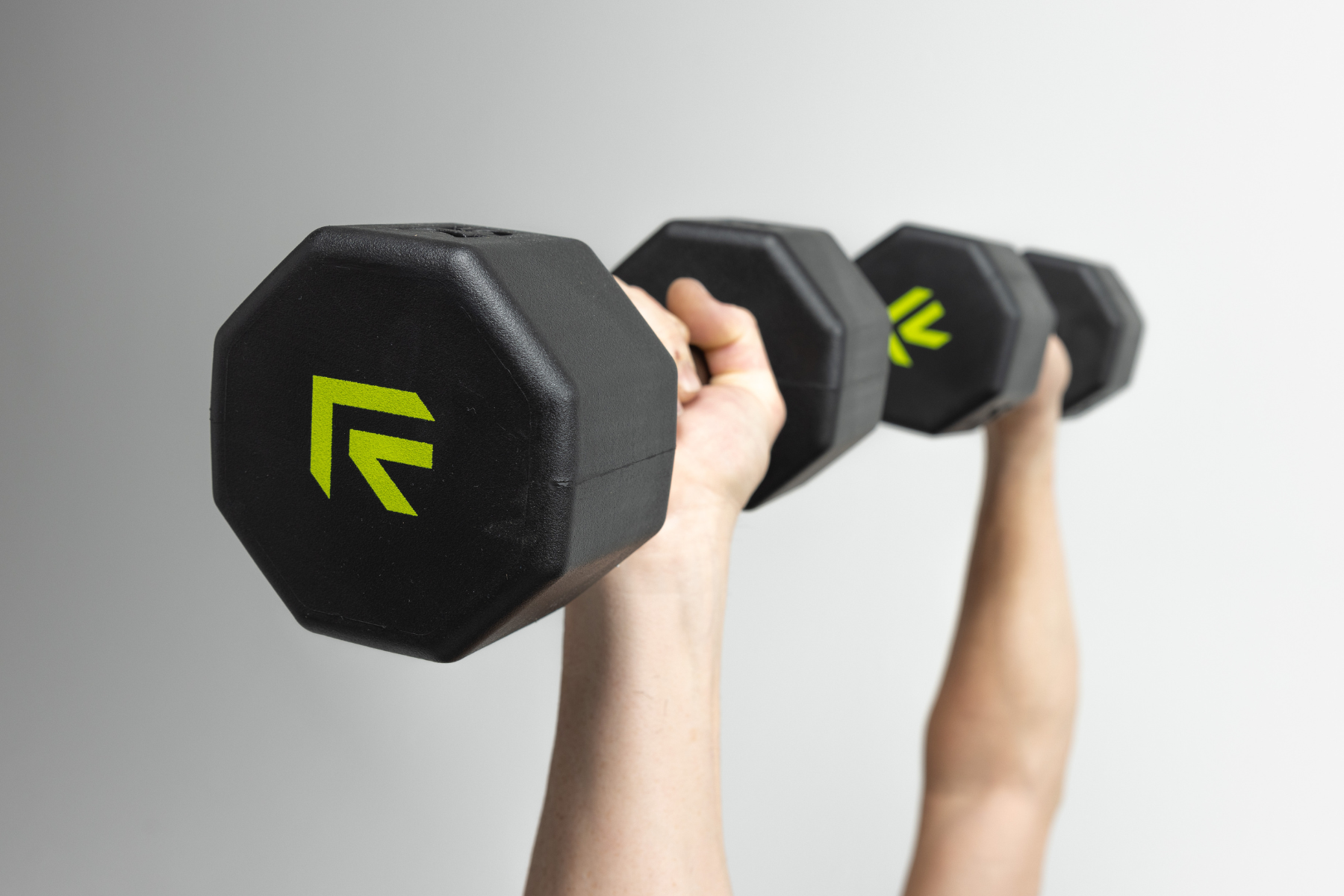 Octo Rubber Dumbbell for Strength Training Workouts