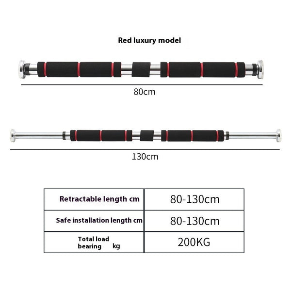 Punch-Free Doorway Pull-Up Bar Fitness Equipment for Home