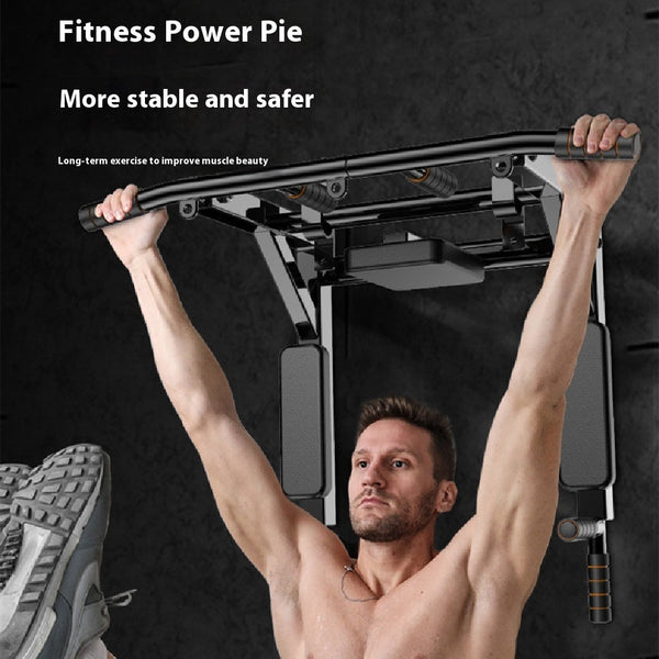 Wall Mounted Pull-Up Rack with Parallel Bars Equipment