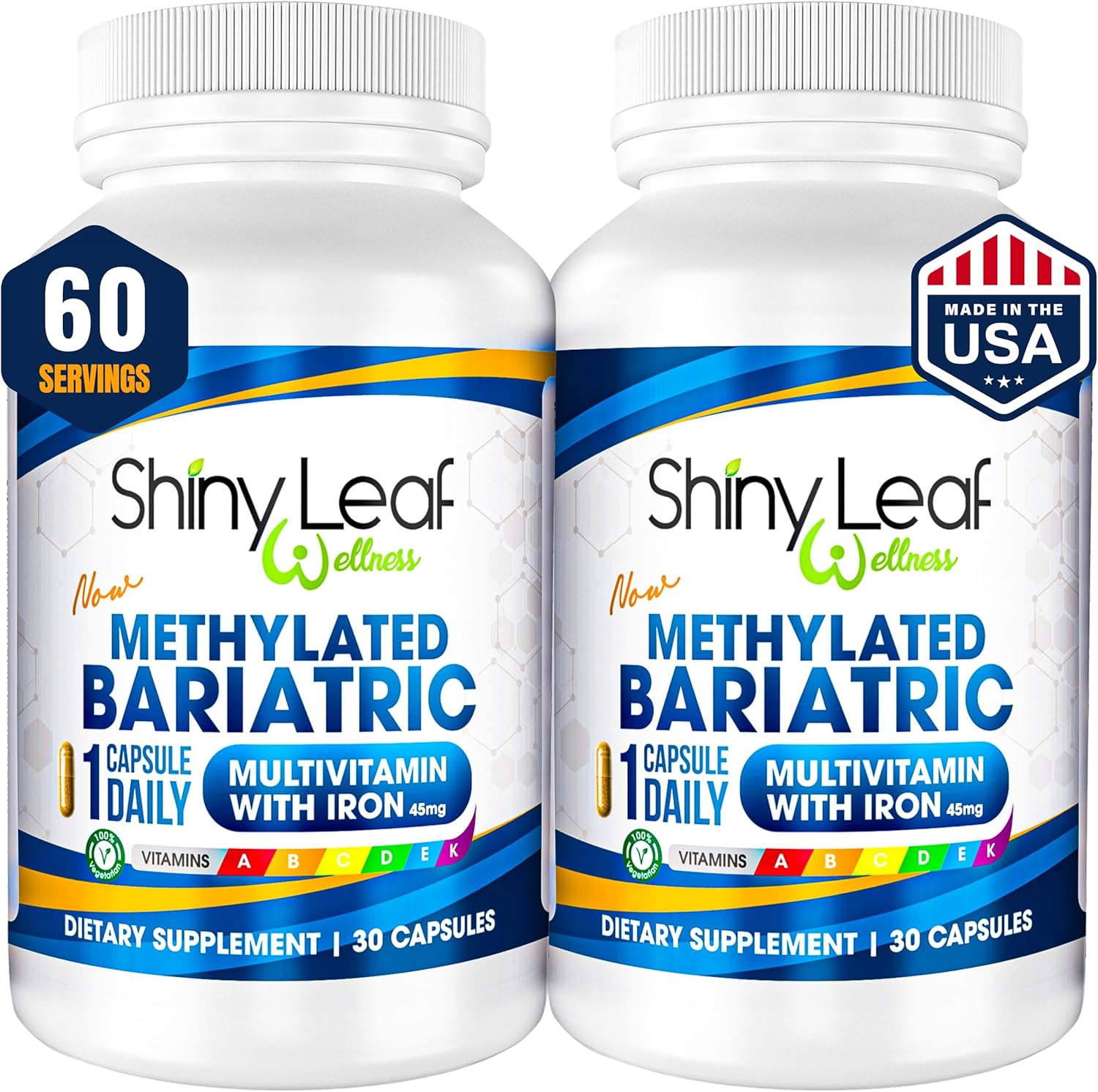 Methylated Bariatric Multivitamin with Iron Daily Capsule