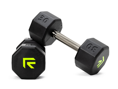 Octo Rubber Dumbbell for Strength Training Workouts