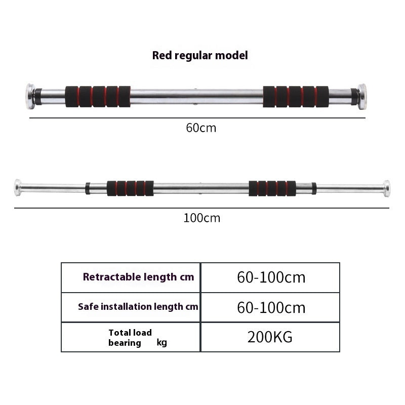 Punch-Free Doorway Pull-Up Bar Fitness Equipment for Home