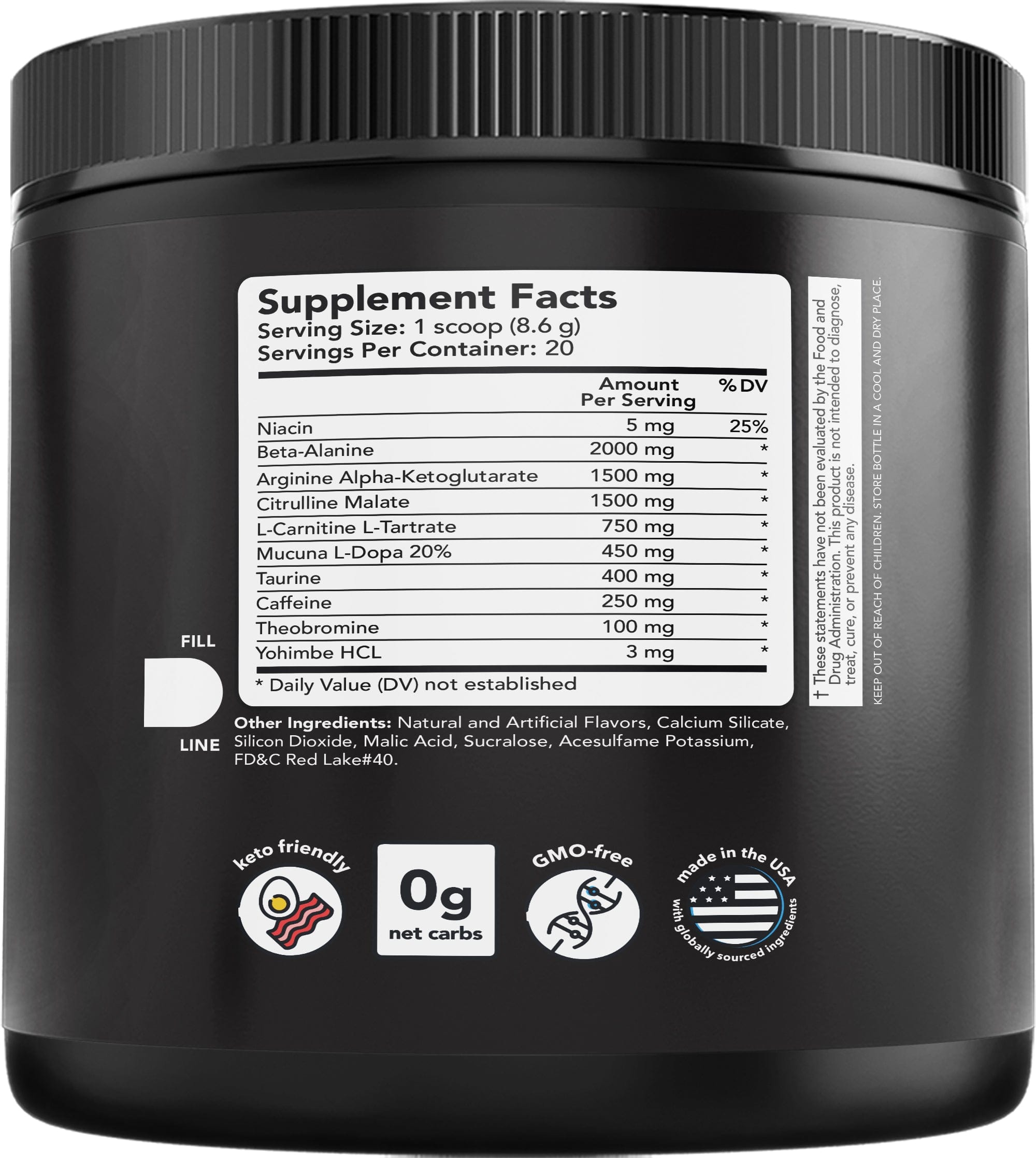 Watermelon Pre Workout Energy and Focus Supplement